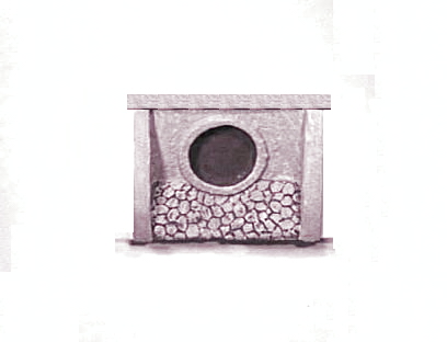 Mostek betonový rourový 70x50 mm (pár)