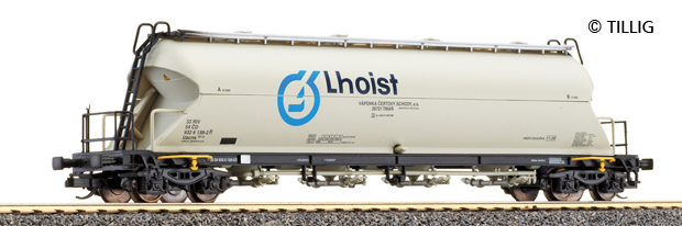 Cisternový 4-osý vůz Uacns ČD Lhoist
