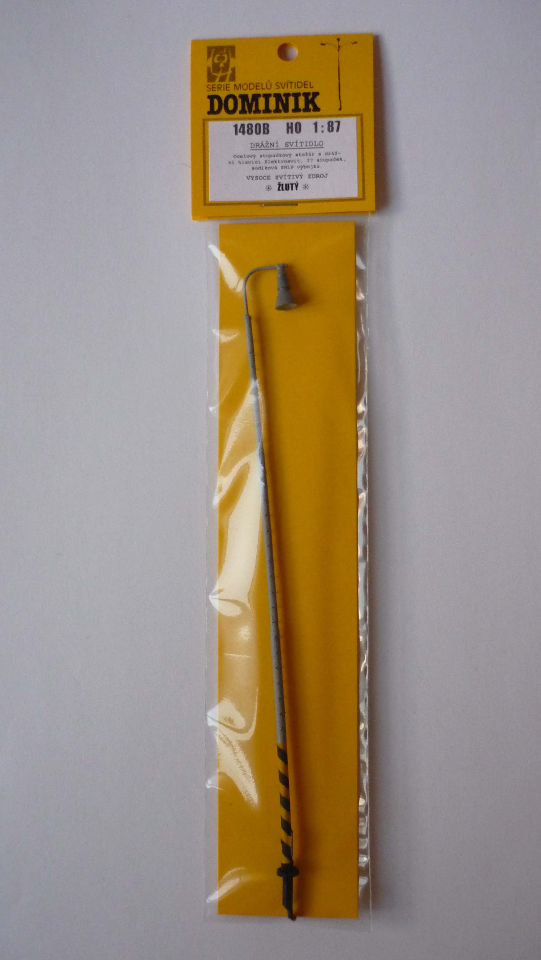 Drážní lampa se stupačkami DOMINIK bílá