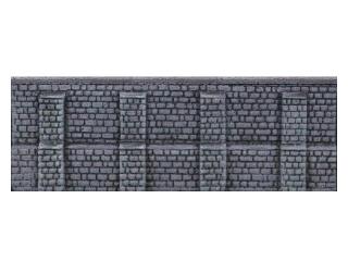 Zeď opěrná pilířová šedá 160x60 mm