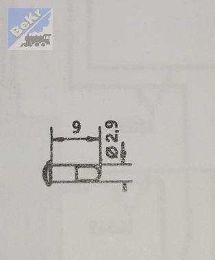 Roco 109088 Žárovka průměr 2,8 mm, délka 9 mm, 16 V, 30 mA, 1ks