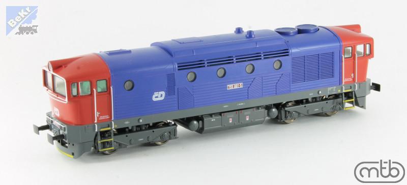 MTB 755001-1 Dieselová lokomotiva 755 001-5 ČD Brejlovec se zvukem