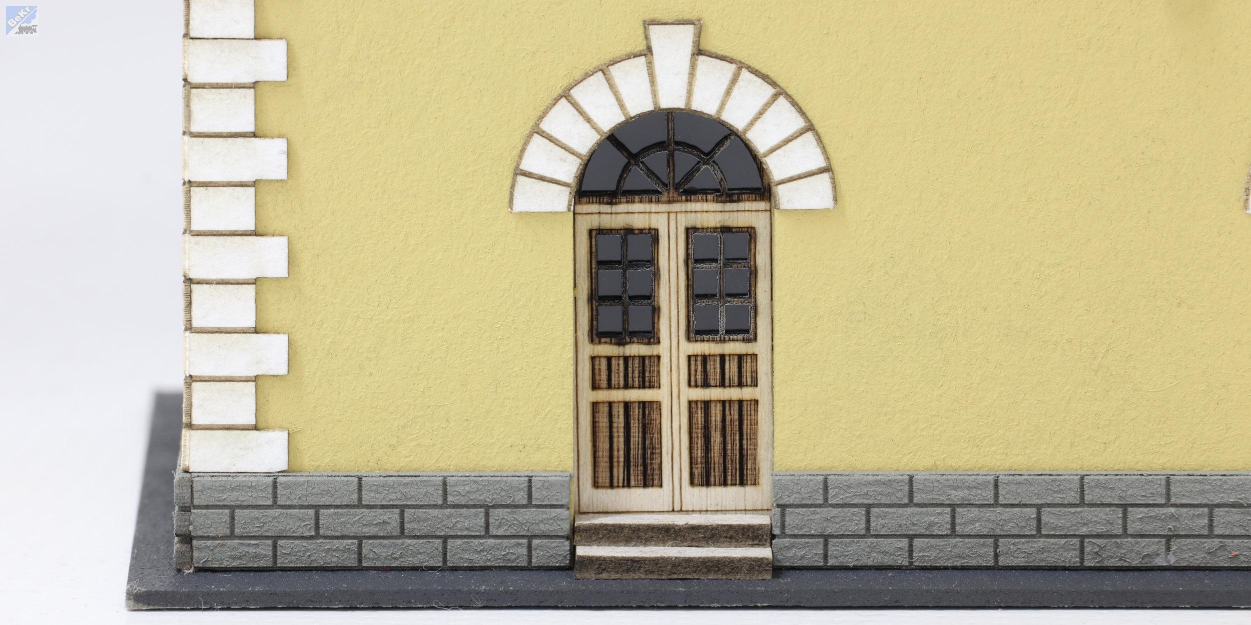 Igra model 222001 Vodárna, 78 x 46 x 89mm stavebnice Laser Cut