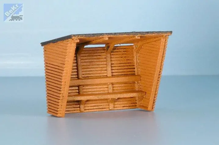 VERAMO CZ H0060104 Zastávka dřevěná světle hnědá, PATINA