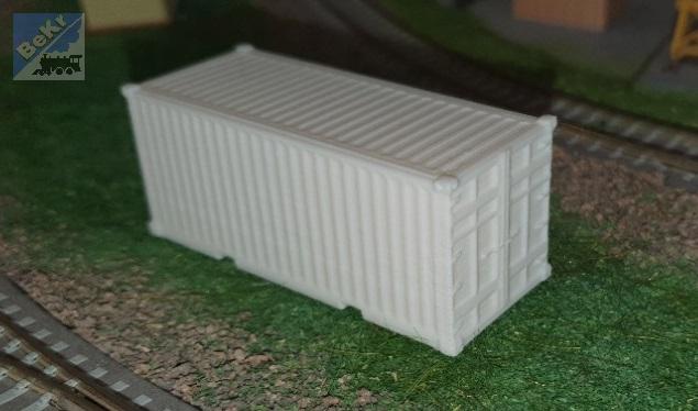 Vláčky 3D print 30140 Kontejner žlutý