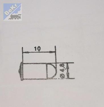 Roco 93728 Žárovka průměr 4,8 mm, délka 10 mm, 16 V, 50 mA, 1ks