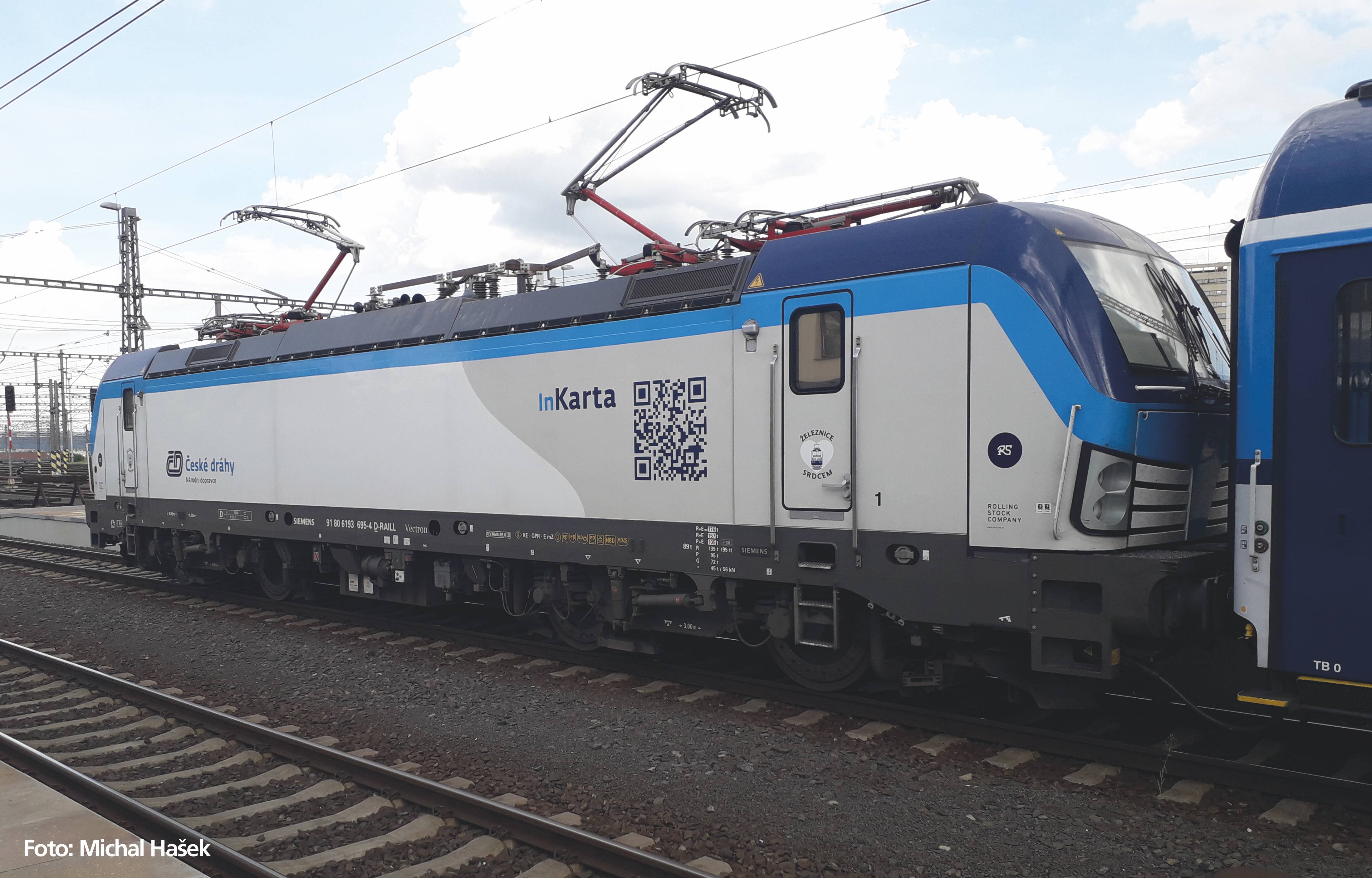 Piko 21604 Elektrická lokomotiva 193 655-4 Vectron ČD "QR Code" se zvukem !!! AKCE !!!