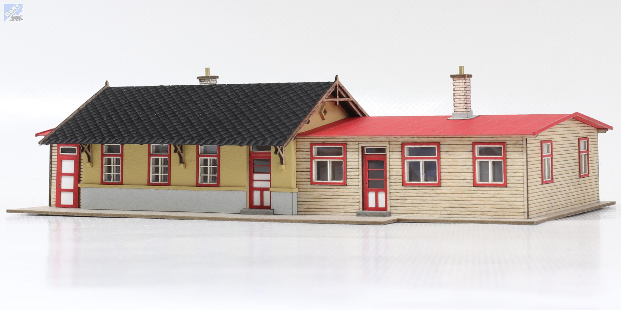 Igra model 230001 Nádraží Lašovice, stavebnice Laser Cut
