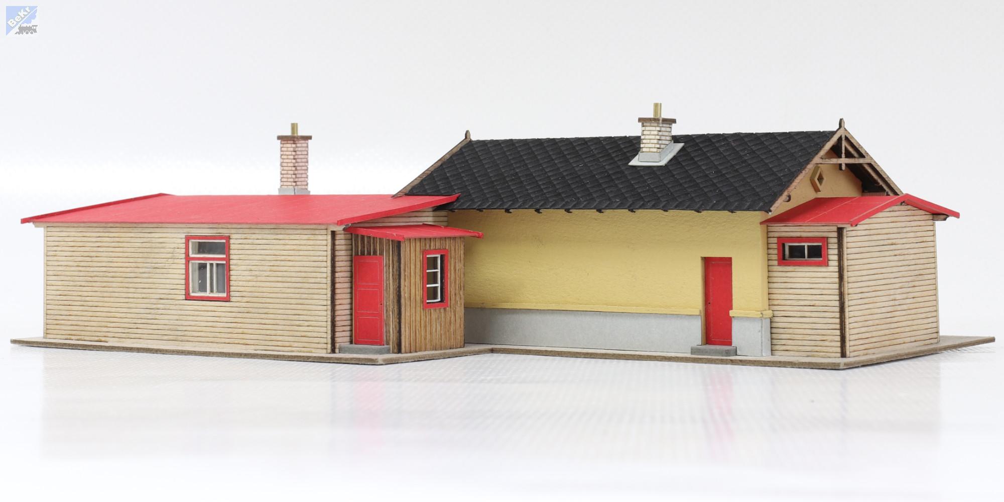 Igra model 230001 Nádraží Lašovice, stavebnice Laser Cut