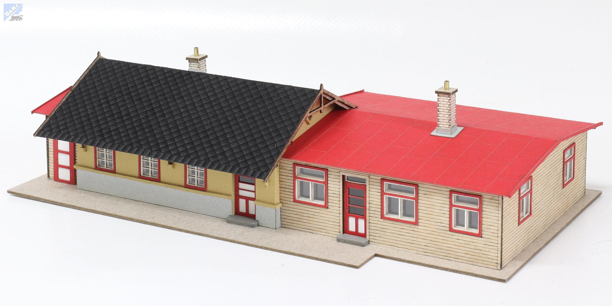 Igra model 230001 Nádraží Lašovice, stavebnice Laser Cut