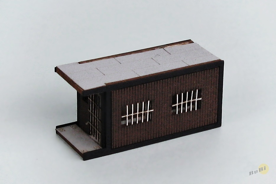 BuBi-model H070034 Unimobuňka, barvená stavebnice Laser-Cut