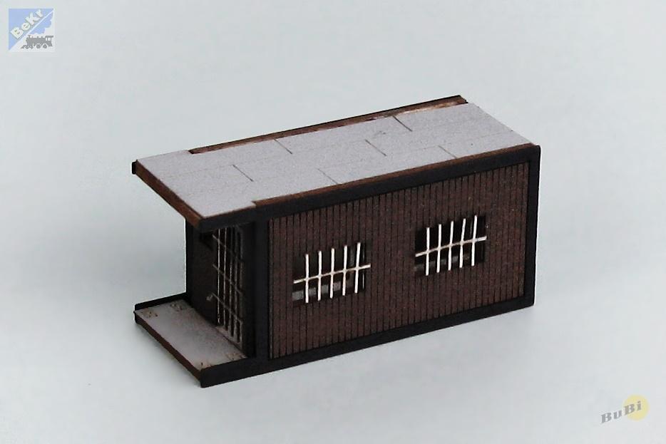 BuBi-model H070034 Unimobuňka, barvená stavebnice Laser-Cut