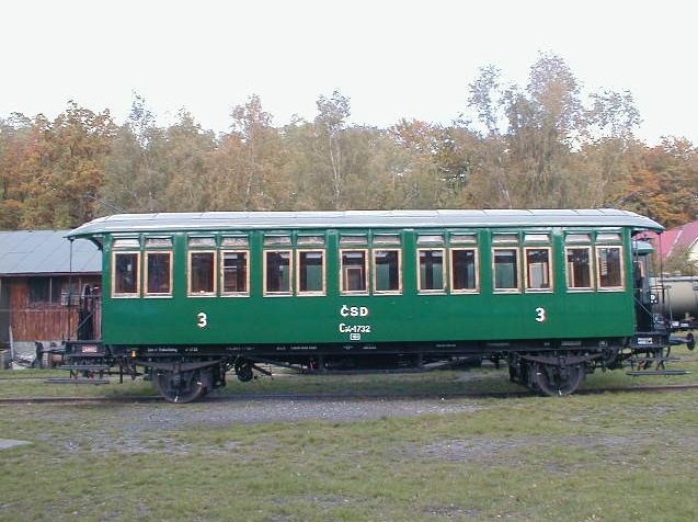 Jan Cekul 050156 Osobní 2-osý vůz Ci (Bi) r.v. 1904, stavebnice modelu z leptaného plechu