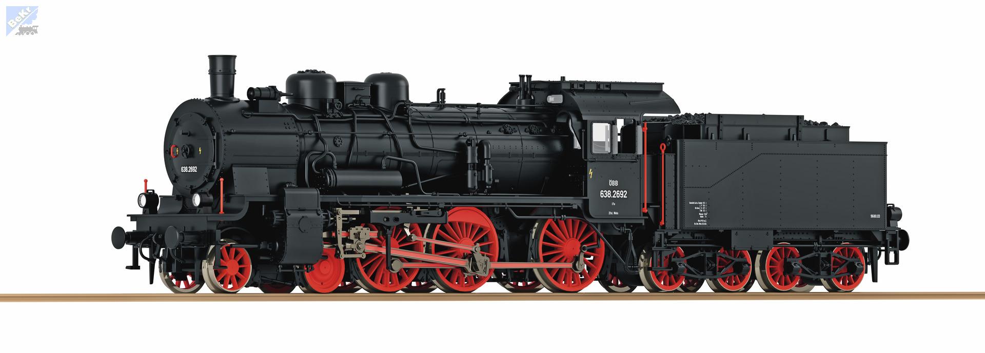 Roco 71394 Parní lokomotiva 638.2692 ÖBB se zvukem a dynamickou párou