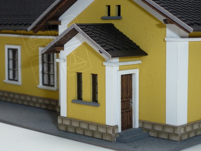 Igra model 231025 Stanica Halič, stavebnice Laser Cut
