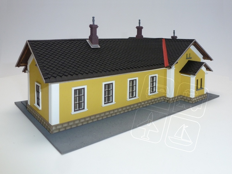 Igra model 231025 Stanica Halič, stavebnice Laser Cut