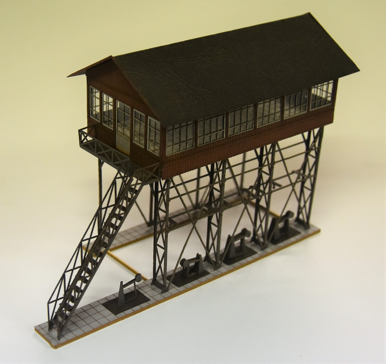 BuBi-model TT60160 Hradlo Konstanz, 150 x 60 x 105mm, barvená stavebnice Laser-Cut