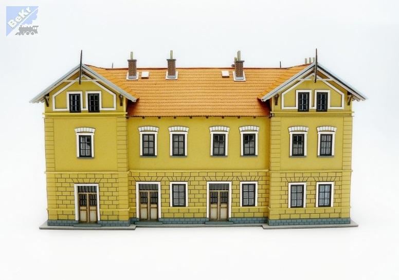 Igra model 160015 Nádraží Jemnice, stavebnice Laser Cut