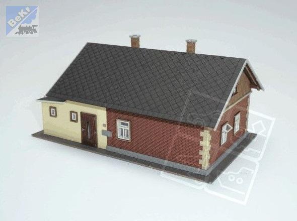 Igra model 120018 Strážní domek Batelov, stavebnice Laser Cut