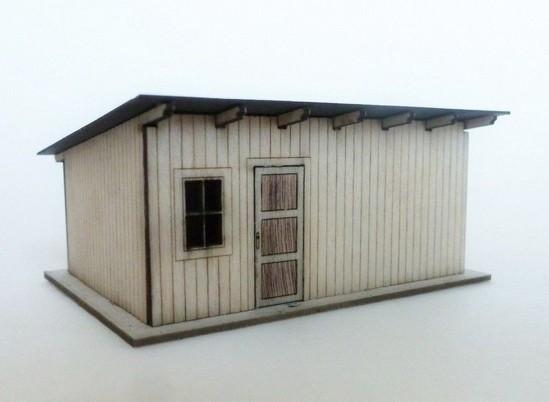 Igra model 160001 Kůlna Malá Hraštice, stavebnice Laser Cut