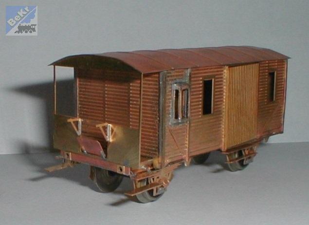 Jan Cekul 050238 Služební vůz D r. v. 1909, stavebnice modelu z leptaného plechu