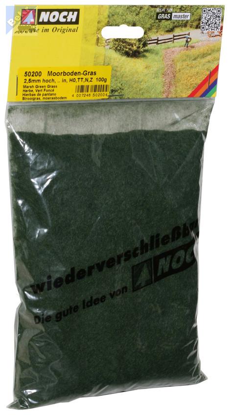 Noch 50200 Statická tráva 2,5 mm, tmavě zelená, 100 g