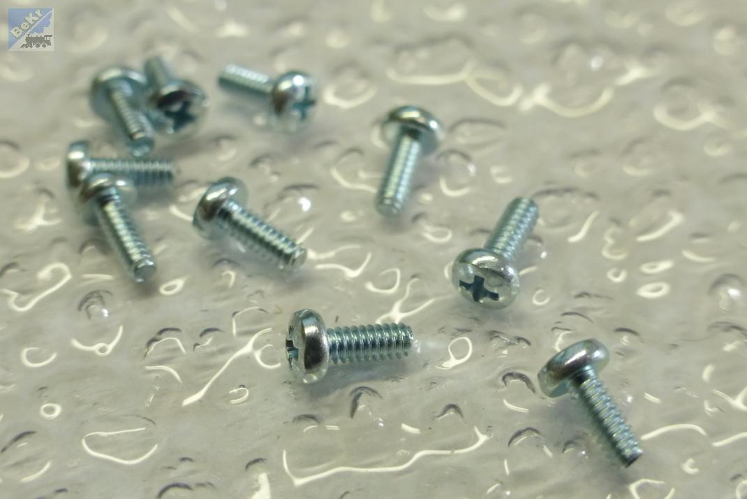 LUX-Modellbau 9208 Šroubek M 1,6 x 6 mm, 10 ks