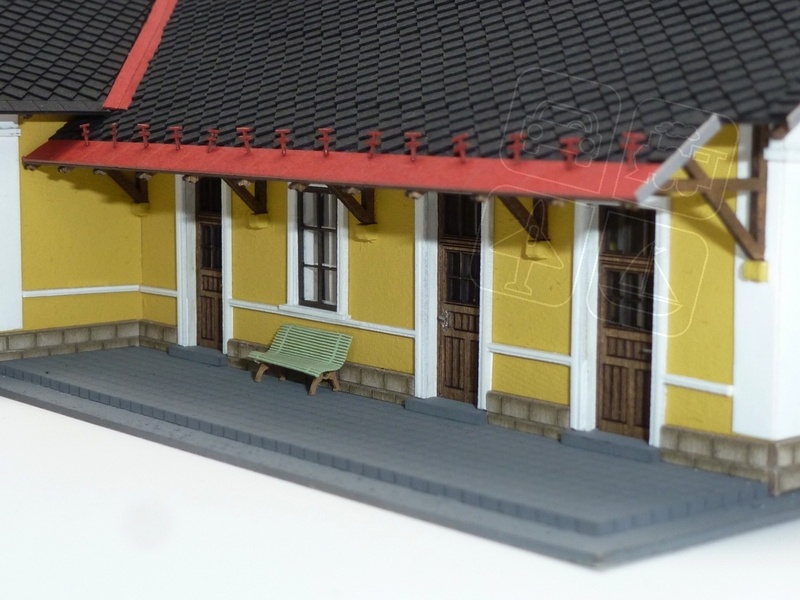 Igra model 190001 Nádraží Ybbsitz, stavebnice Laser Cut