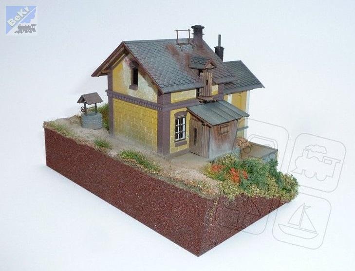 Igra model 140002 Strážní domek Kleny, stavebnice Laser Cut
