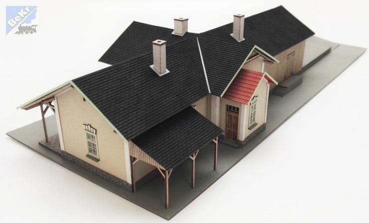 Igra model 191001 Nádraží Ybbsitz, stavebnice Laser Cut