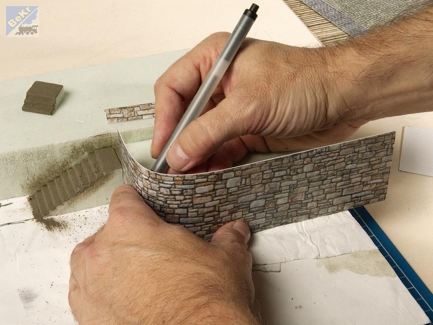 Noch 56665 3D lepenková prkenná stěna, hnědošedá