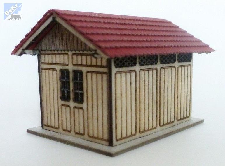 Igra model 161002 Záchodky Malá Hraštice, stavebnice Laser Cut