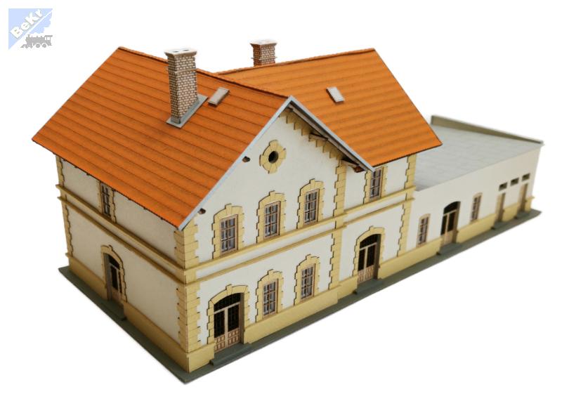 Igra model 190007 Nádraží Rajec, stavebnice Laser Cut