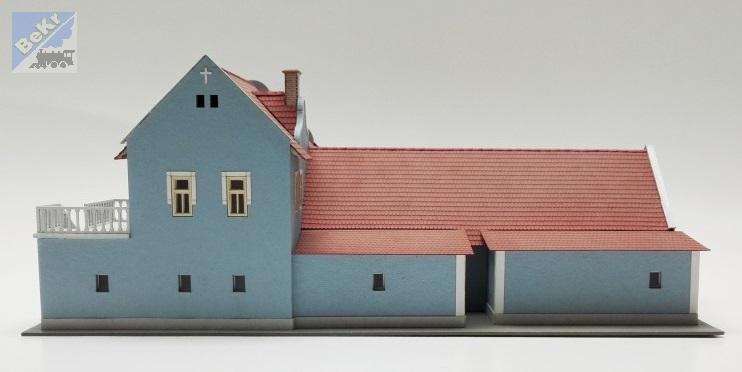Igra model 180014 Hostinec modrý, stavebnice Laser Cut
