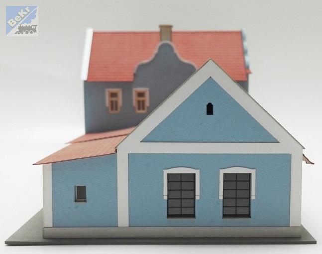Igra model 180014 Hostinec modrý, stavebnice Laser Cut