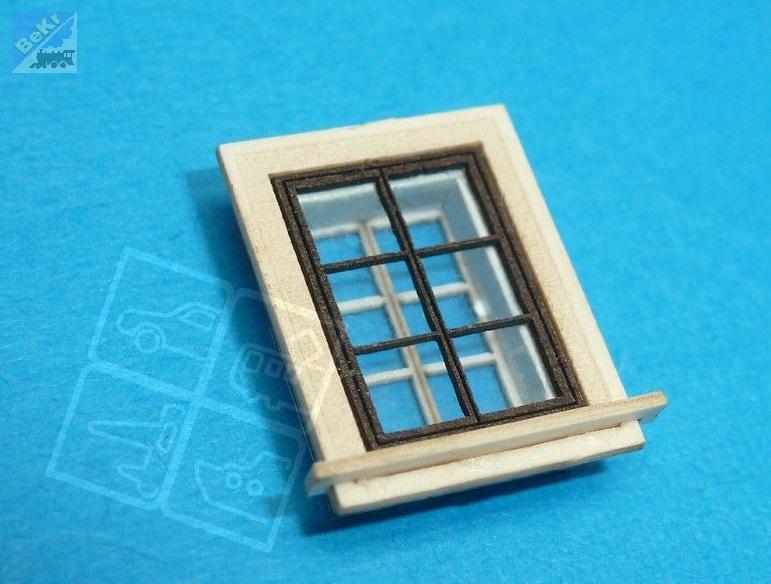 Igra model 121004 60 Okenní sestava malá zelená, stavebnice Laser Cut