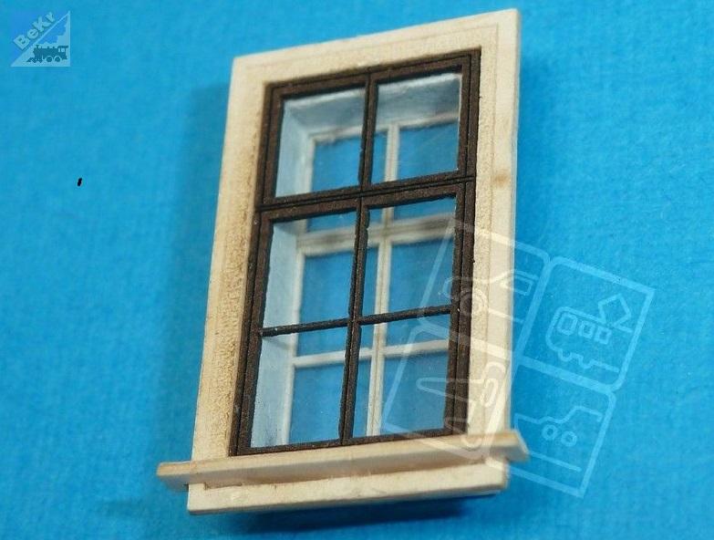 Igra model 121004 60 Okenní sestava malá zelená, stavebnice Laser Cut
