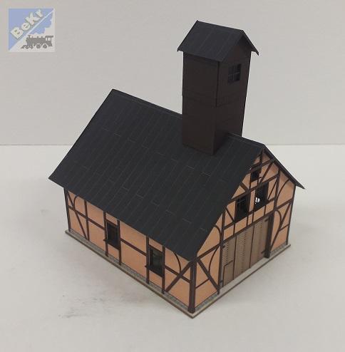 BuBi-model H060112 Hasička, 150x 124 x 189 mm, barvená stavebnice Laser-Cut !!! AKCE !!!