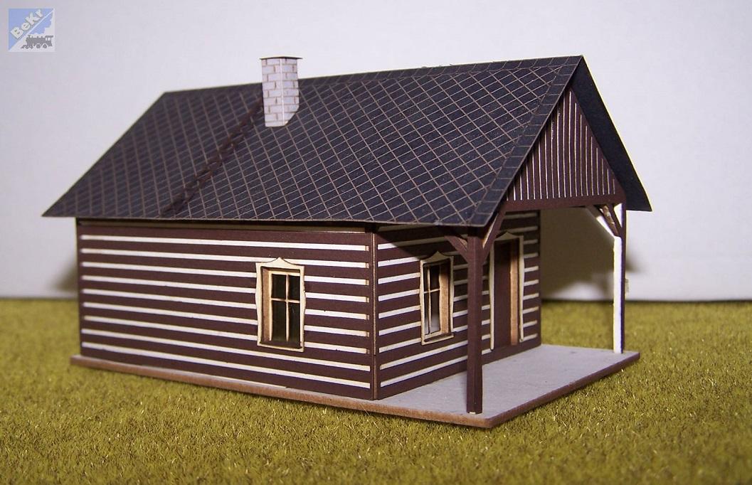 BuBi-model H060115 Kovárna, 138 x 92 x 82 mm, barvená stavebnice Laser-Cut !!! AKCE !!!