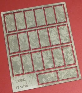 Igra model 132002 Panely - TYP 2, 20ks Laser Cut