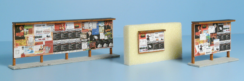VERAMO CZ TT070104 Dřevěné plakátovací plochy světle hnědé - set