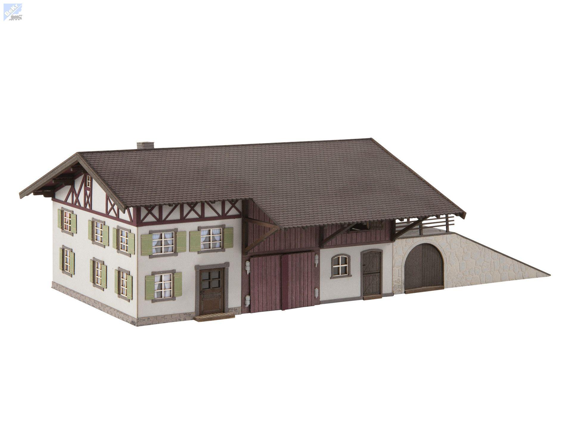 Noch 66715 Zemědělská přístavba, 101 x 87 x 65mm, stavebnice Laser Cut technologie