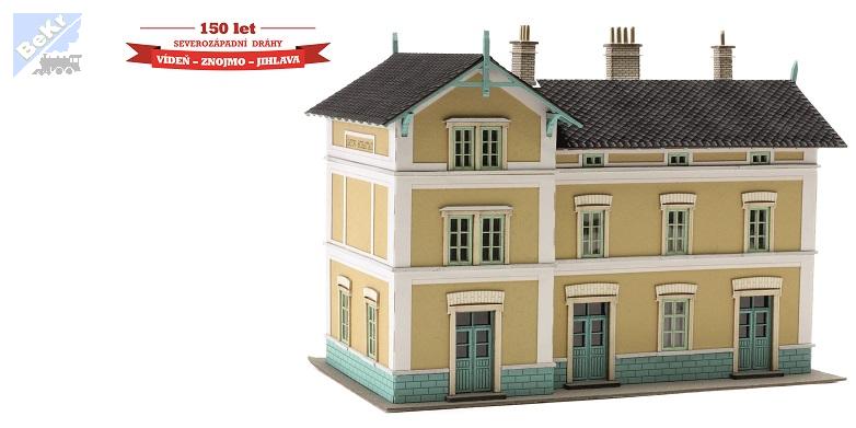 Igra model 210005 Nádraží Šatov, stavebnice Laser Cut