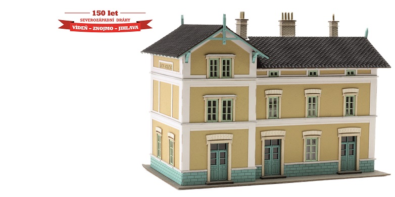Igra model 210005 Nádraží Šatov, stavebnice Laser Cut