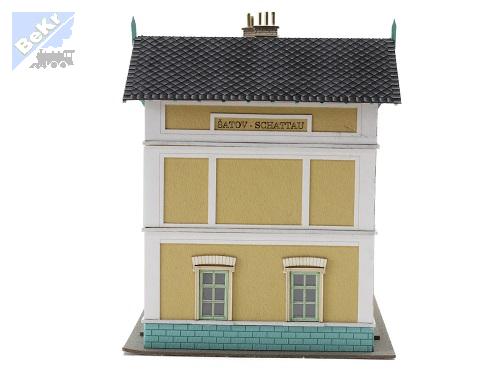 Igra model 210005 Nádraží Šatov, stavebnice Laser Cut