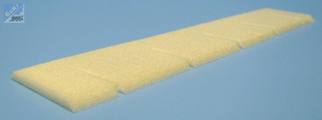 VERAMO CZ TT030105 Pěnové podloží pod koleje do oblouku, flexi 8 ks celková délka 160 cm
