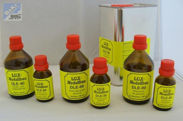 LUX-Modellbau 9001 Odstraňovač tisku a barev DEL - 90, 30ml