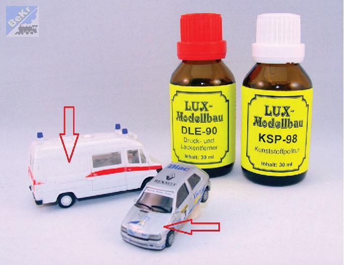 LUX-Modellbau 9001 Odstraňovač tisku a barev DEL - 90, 30ml