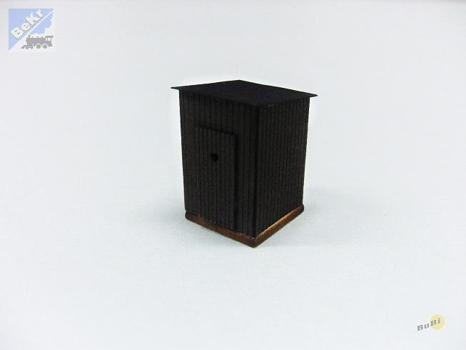 BuBi-model TT70060 Kadibudka, 2ks, barvená stavebnice Laser-Cut