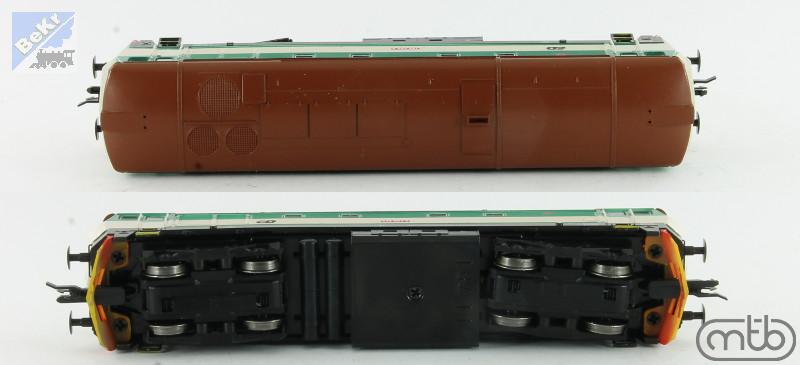 MTB 749264-1 Dieselová lokomotiva 749 264 ČD Zamračená se zvkem